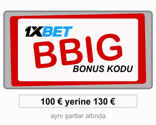 Büyük 1xbet bonus kodu illüstrasyon