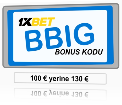 Büyük 1xbet mobil kupon kodu illüstrasyon