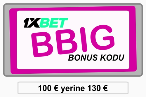 Büyük 1xbet promosyon kodu illüstrasyon