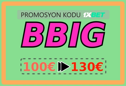 Büyük 1xbet promosyon kodunu girin illüstrasyon