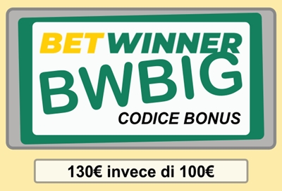 BetWinner bonus sul primo deposito in immagini