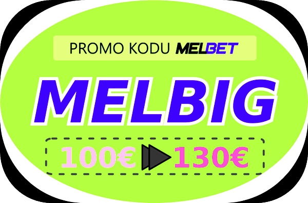 130 € qazanmaq üçün Melbet bonus kodu'yu böyük formatda göstərmək