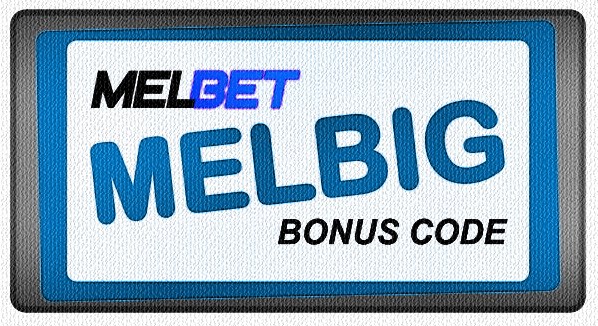 Illustration of Bonus code for melbet.com in big format