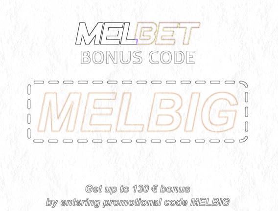 Illustration of Mel Bet no deposit code in big format