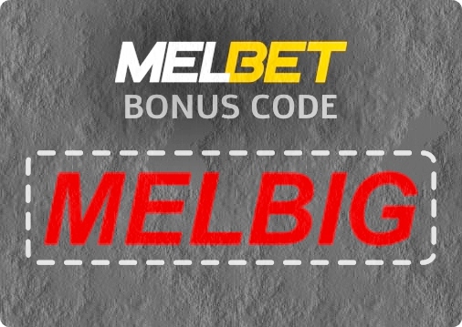 Illustration of Melbet eSport promo code in big format
