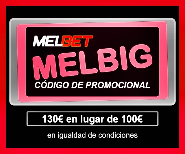 Ilustración de Código del cupón Melbet en formato grande