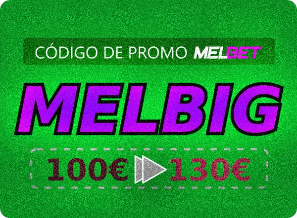 Ilustración de ¡Código promocional Melbet ahora! en formato grande