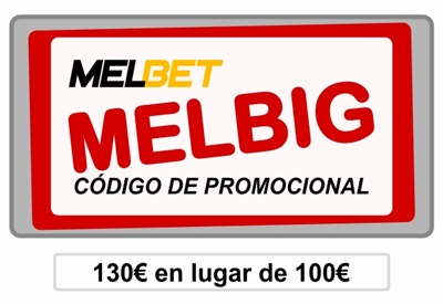 Ilustración de Código de registro de Melbet en formato grande