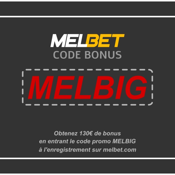 représentation de Melbet code bonus en grand