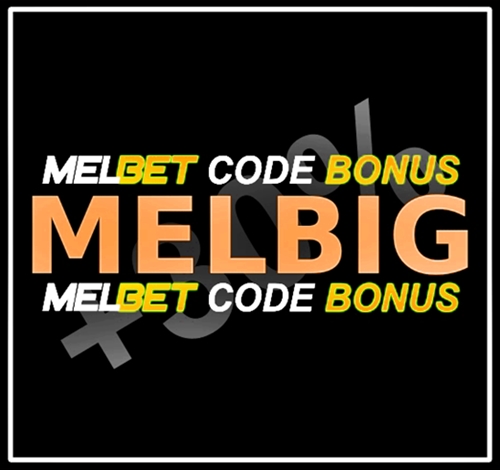 représentation de Code avantage Melbet en grand