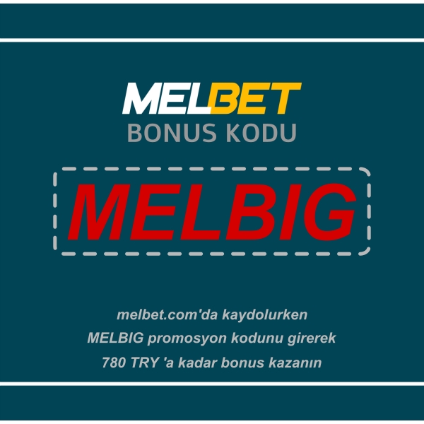 Melbet bonus kodu'nin büyük formatta gösterimi