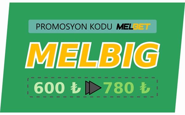 Melbet uygulaması promosyon kodu'nin büyük formatta gösterimi