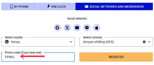Pari Pesa registration form