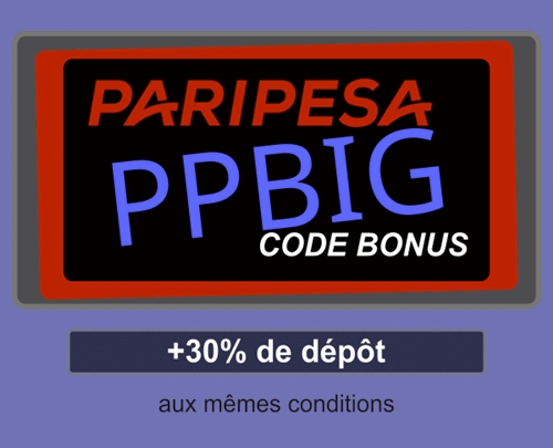 PariPesa République du Congo bonus +30% en image